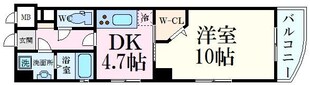 白島駅 徒歩5分 4階の物件間取画像